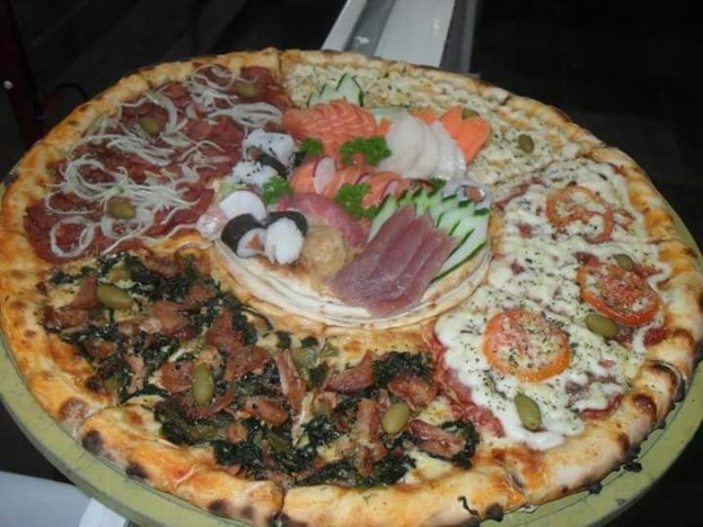 Pizza sushi